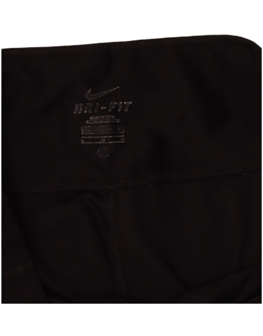 Leggings Nike Dri Fit Capri UK 14 Grande Poliéster Preto