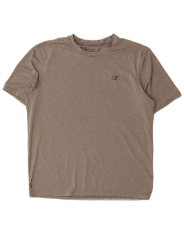 Camiseta masculina Champion cinza médio poliéster