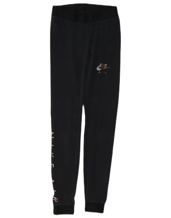 Leggings Nike Femininas Graphic UK 10 Pequenas Pretas Colorblock