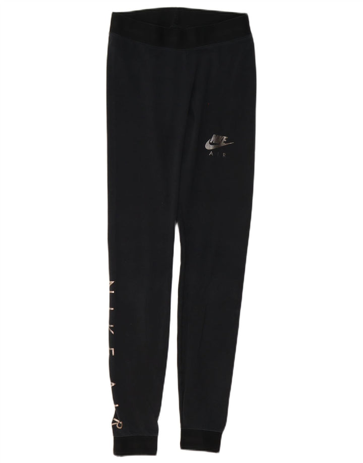 Leggings Nike Femininas Graphic UK 10 Pequenas Pretas Colorblock