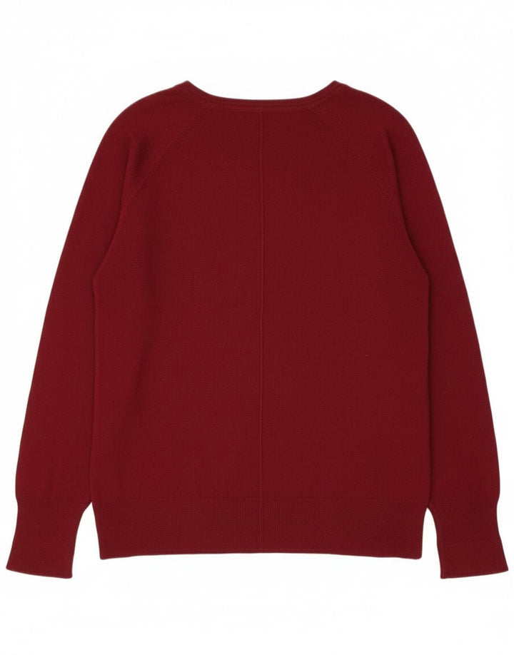 Suéter feminino Zara com gola canoa Reino Unido 14 médio marrom