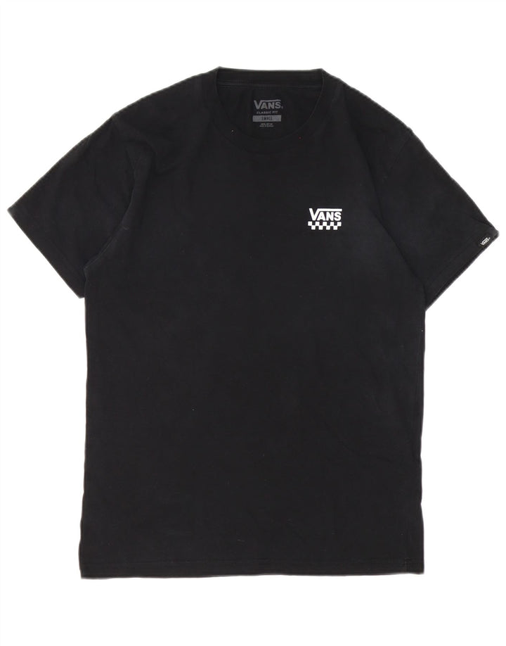 Camiseta Vans Masculina Classic Fit Top Pequeno Algodão Preto
