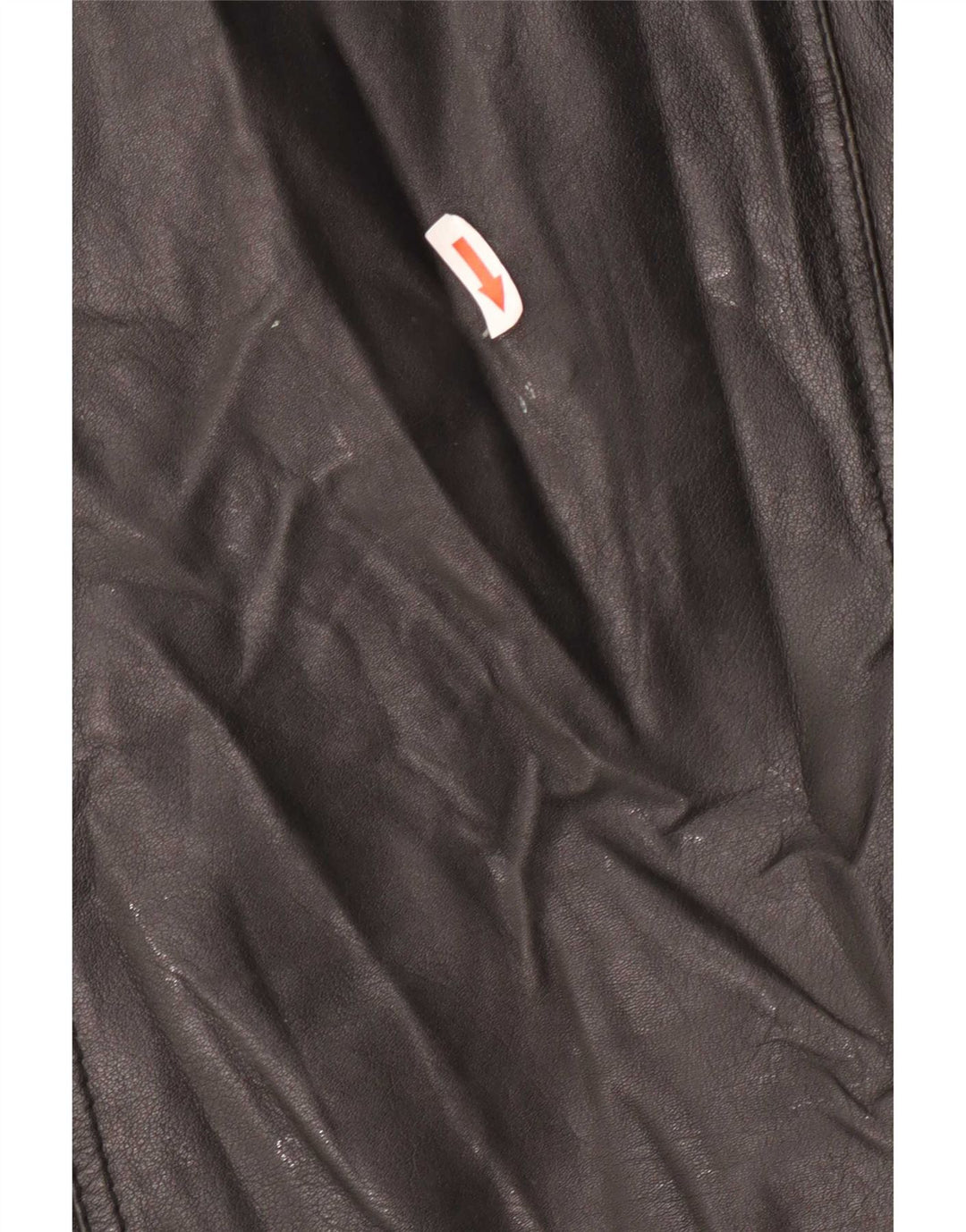 Jaqueta de couro masculina vintage UK 36 pequena preta