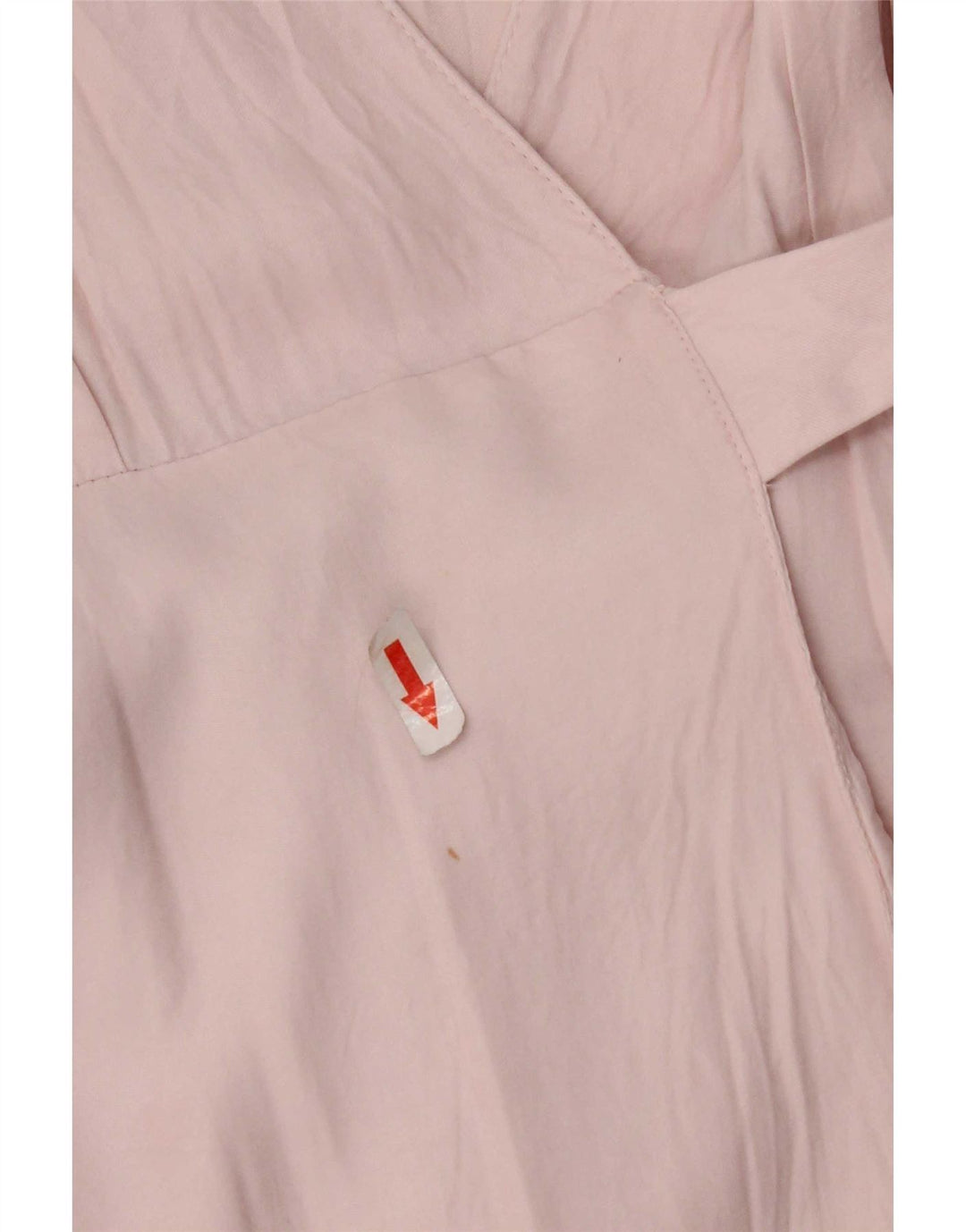 Vestido feminino Zara UK 10 pequeno viscose rosa