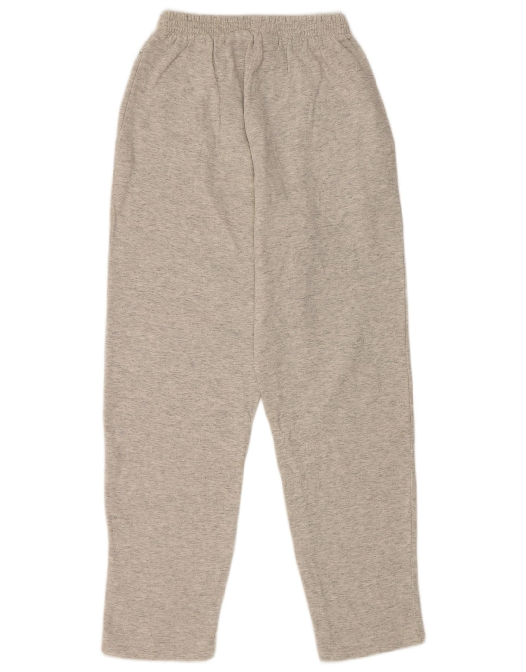 Calça de treino feminina ASICS UK 12 algodão manchado cinza médio