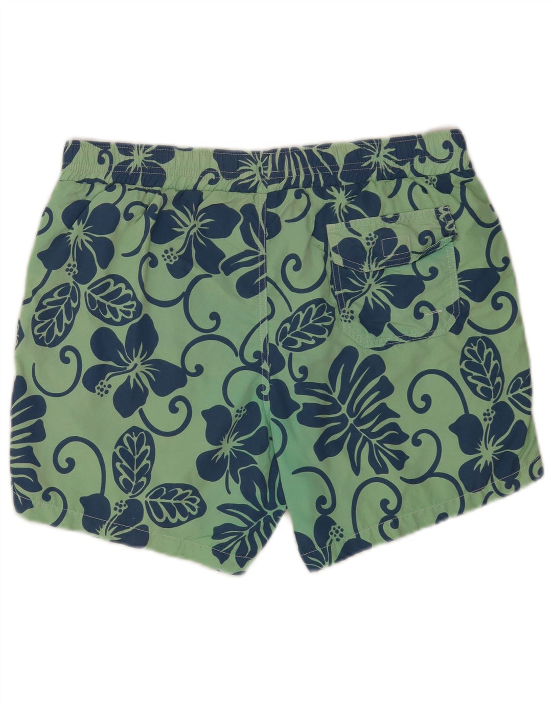 Shorts de natação masculino Fred Perry regular grande poliamida floral verde