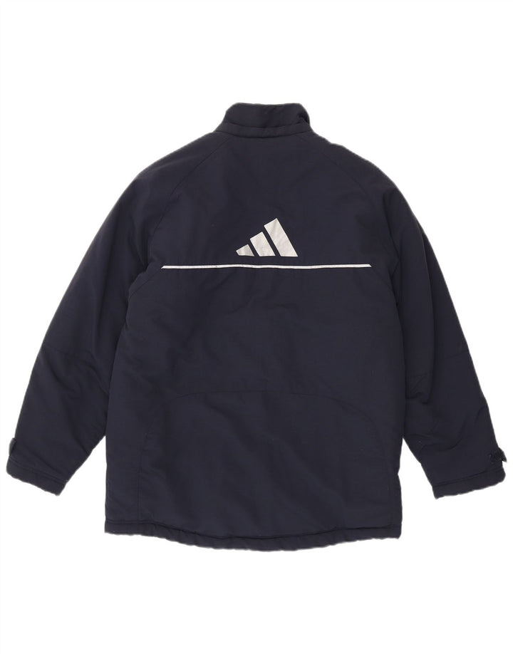 Jaqueta corta-vento Adidas Boys Graphic 13-14 anos azul marinho poliamida