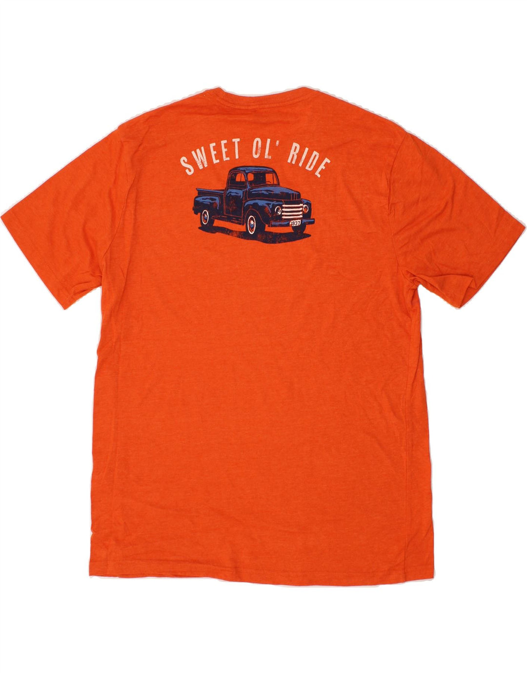 IZOD Mens Salt Water Graphic T-Shirt Top Large Orange Cotton Vintage Izod and Second-Hand Izod from Messina Hembry 