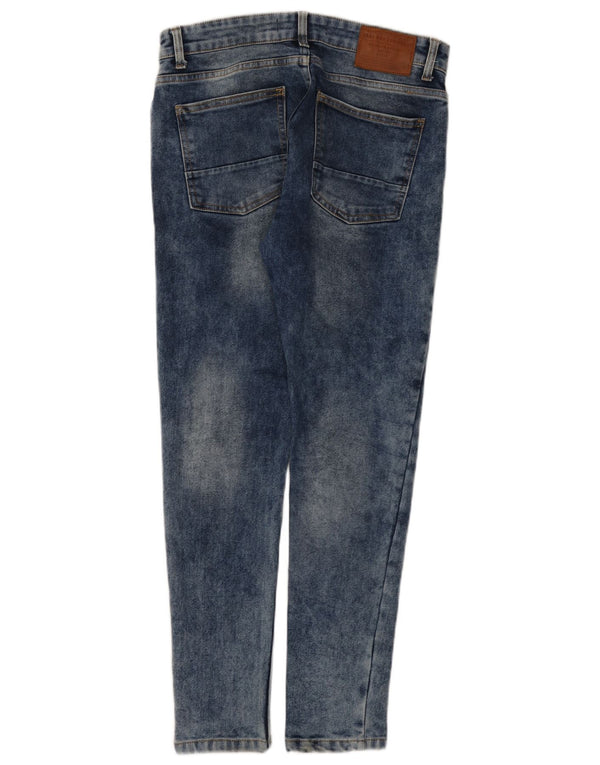 Zara Jeans Slim Feminino W30 L29 Azul