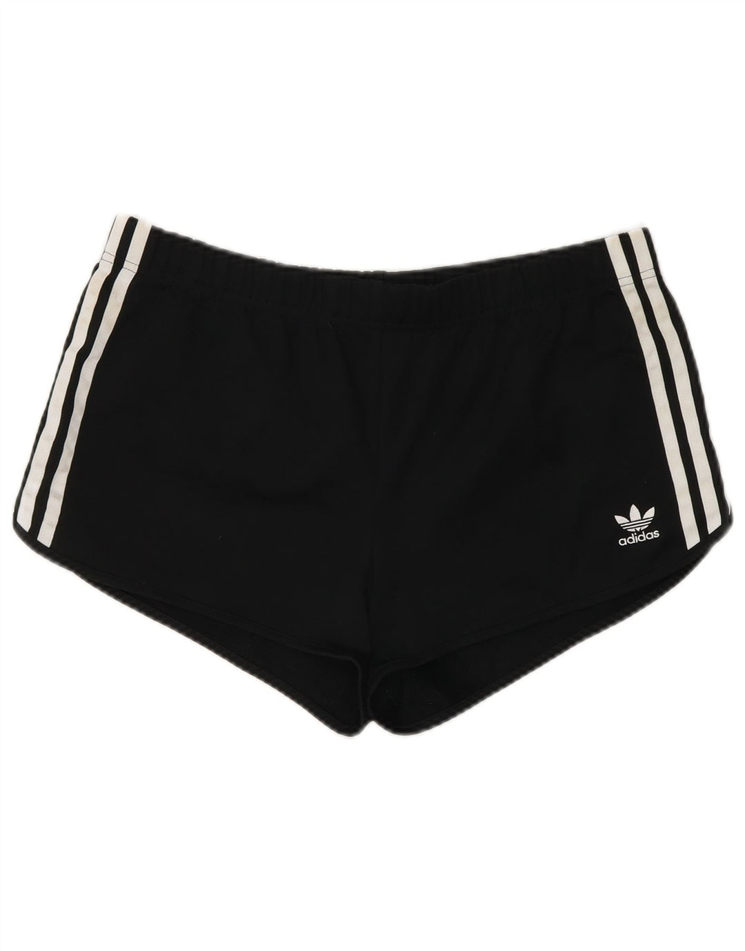 Shorts esportivos femininos Adidas grande poliéster preto
