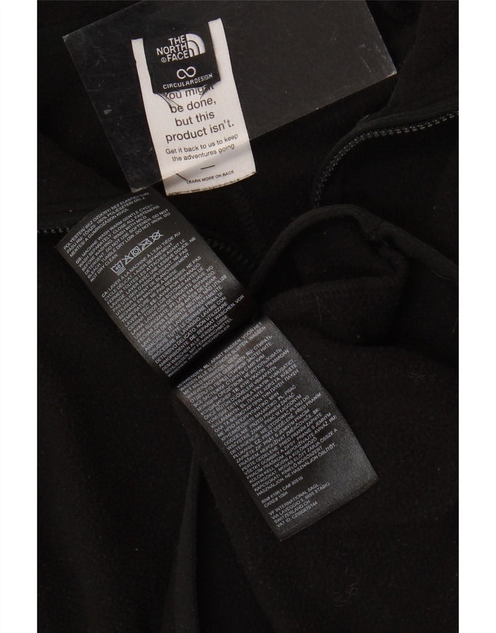 Jumper de lã com gola e zíper THE NORTH FACE para meninas 12-13 anos preto poliéster