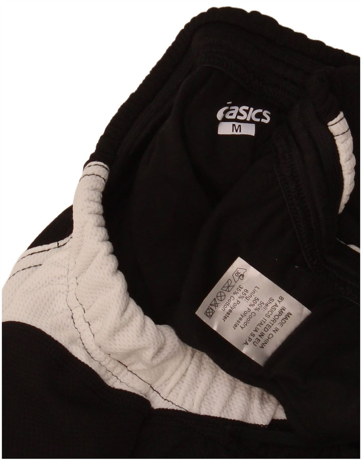 Shorts esportivos femininos Asics UK 12 médio preto colorblock poliéster