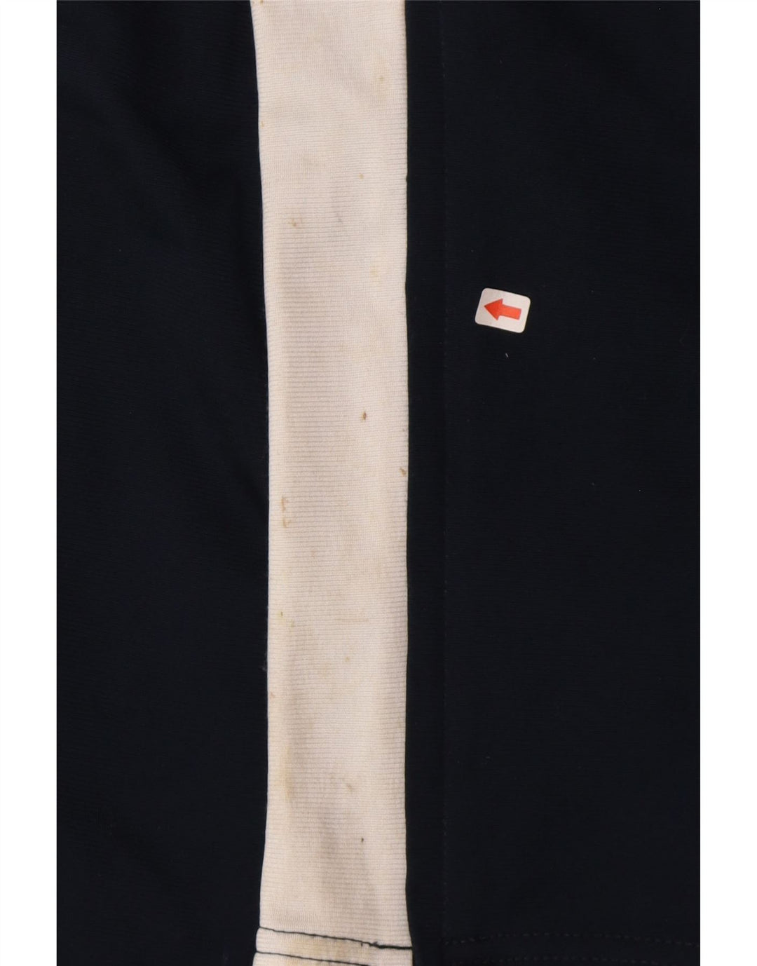 Calça de treino masculina Reebok pequena azul marinho colorblock poliéster