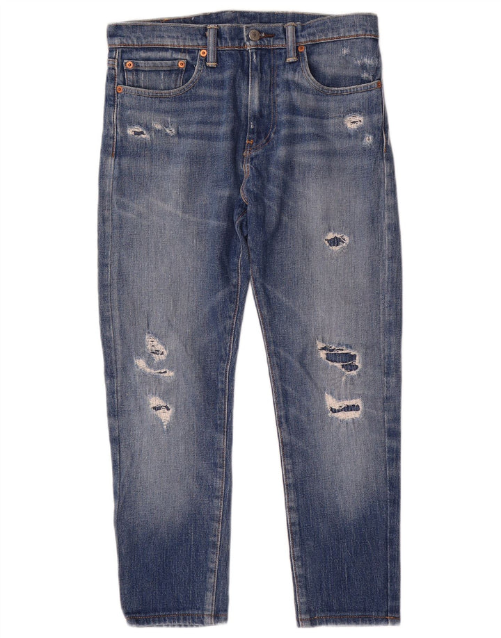 Calça jeans masculina Levi's 510 Distressed W31 L25 azul algodão