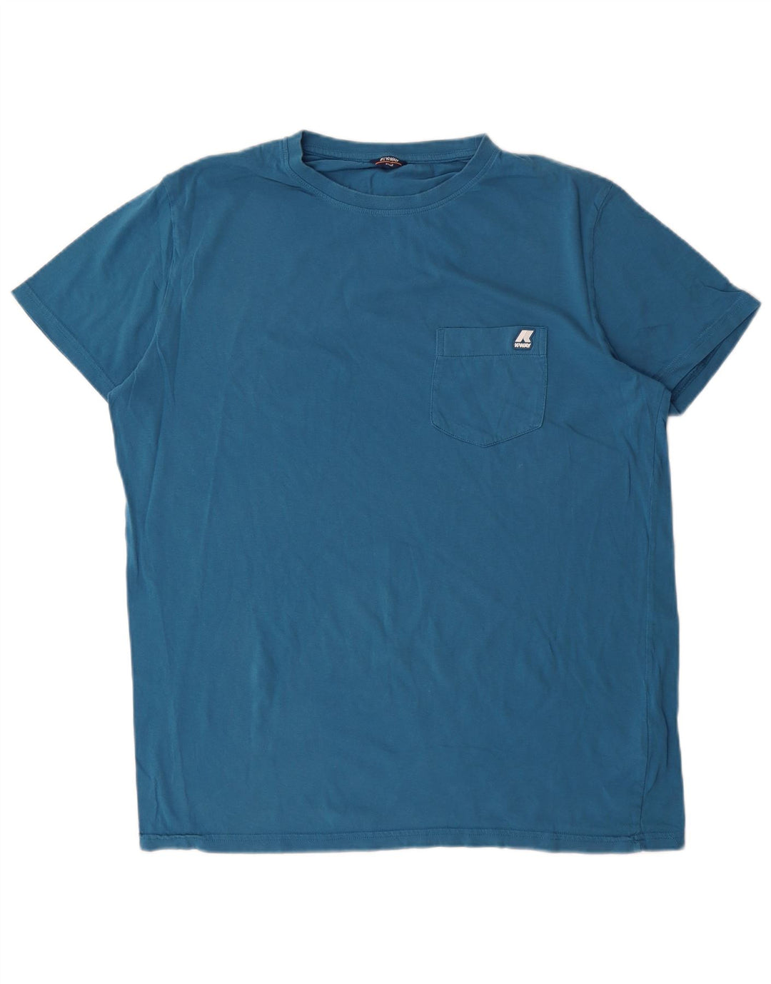 Camiseta masculina K-WAY Top XL algodão azul