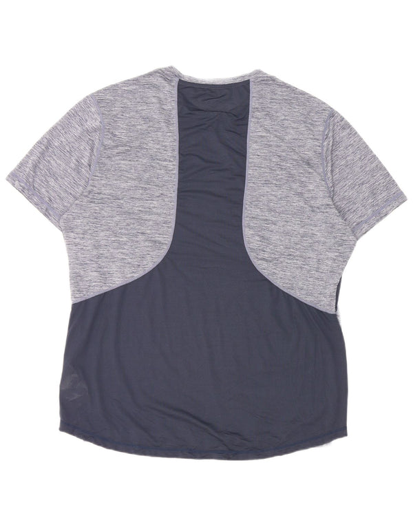 Camiseta masculina Umbro Top XL azul marinho poliéster manchado
