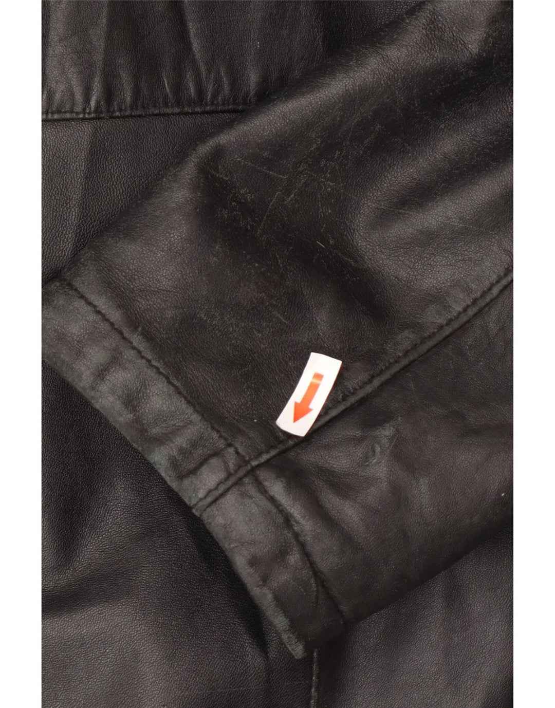 Casaco feminino de couro grande com capuz Kiros IT 48 XL preto