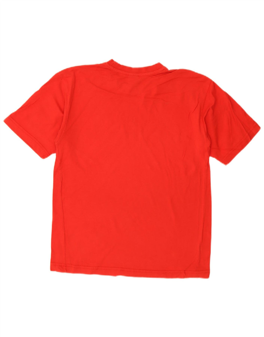 Fila Mens Graphic T-Shirt Top Pequeno Algodão Vermelho