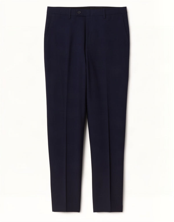 Calça masculina Marks & Spencer sob medida Slim Suit W34 L33 azul marinho