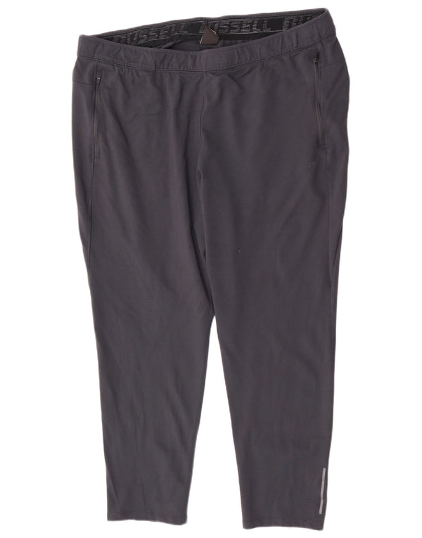 Calça de treino masculina Russell Athletic 3XL cinza rayon