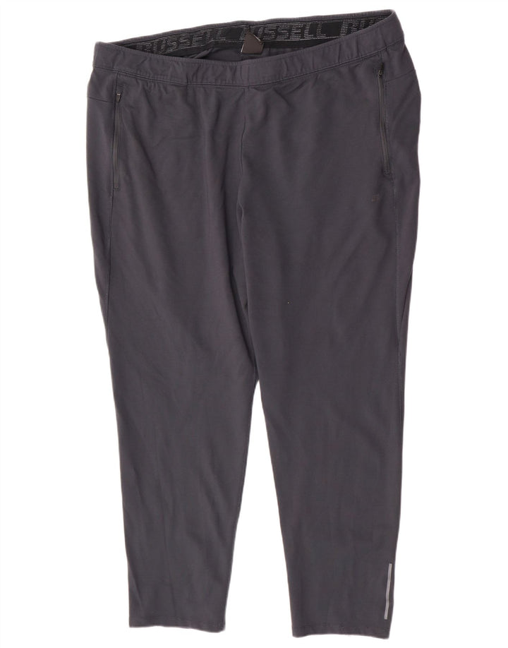 Calça de treino masculina Russell Athletic 3XL cinza rayon