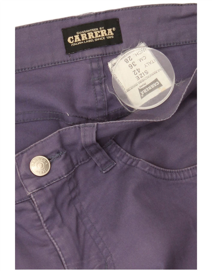 Calça jeans bootcut feminina CARRERA W28 L30 algodão roxo
