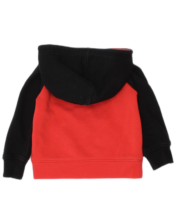 Suéter gráfico com capuz Under Armour para meninos de 9 a 12 meses vermelho bloco colorido