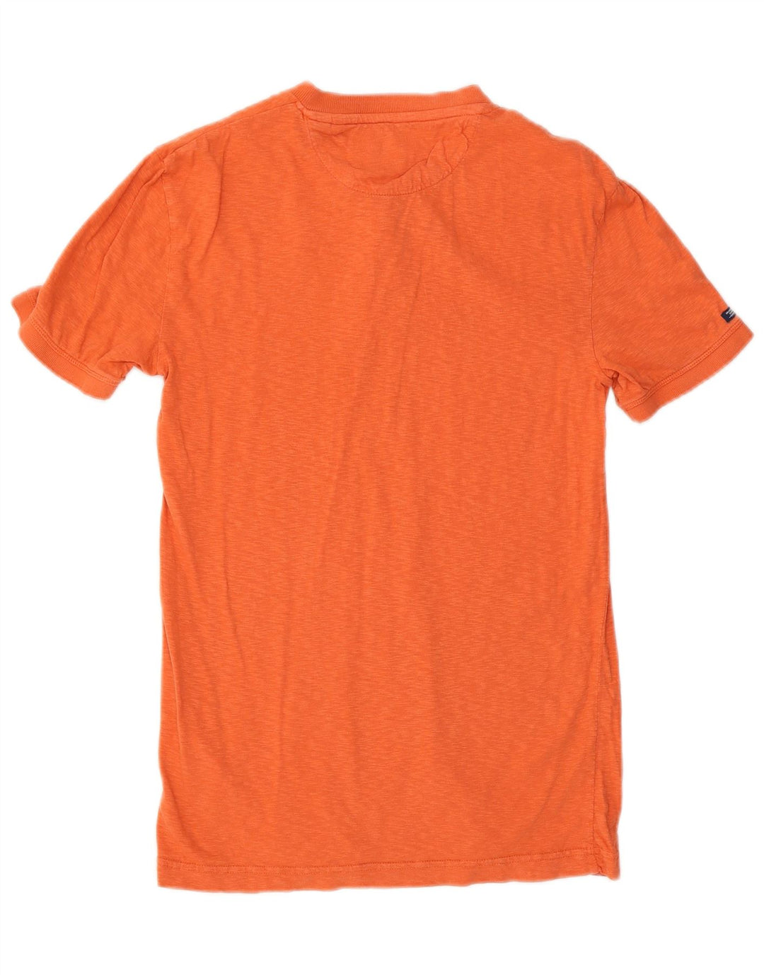 Camiseta masculina Superdry Top médio algodão laranja