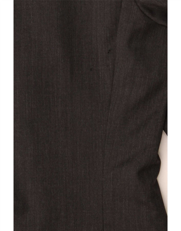 Jaqueta Blazer Masculina Tommy Hilfiger com 2 Botões Reino Unido 40 Grande Lã Cinza Clássica