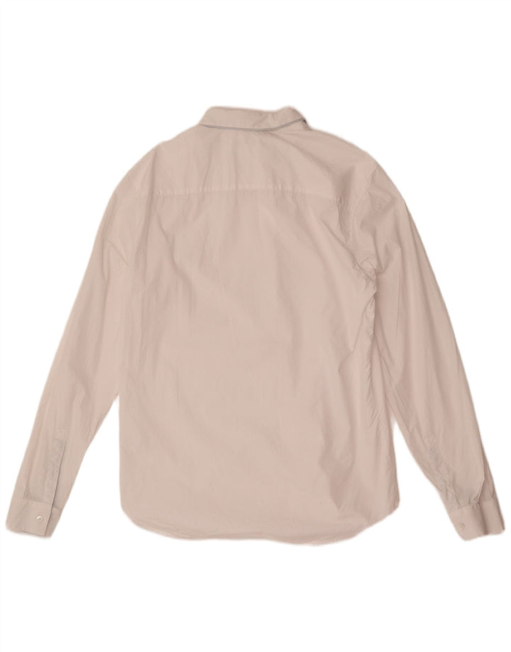 Camisa masculina Cos tamanho 41 grande algodão branco