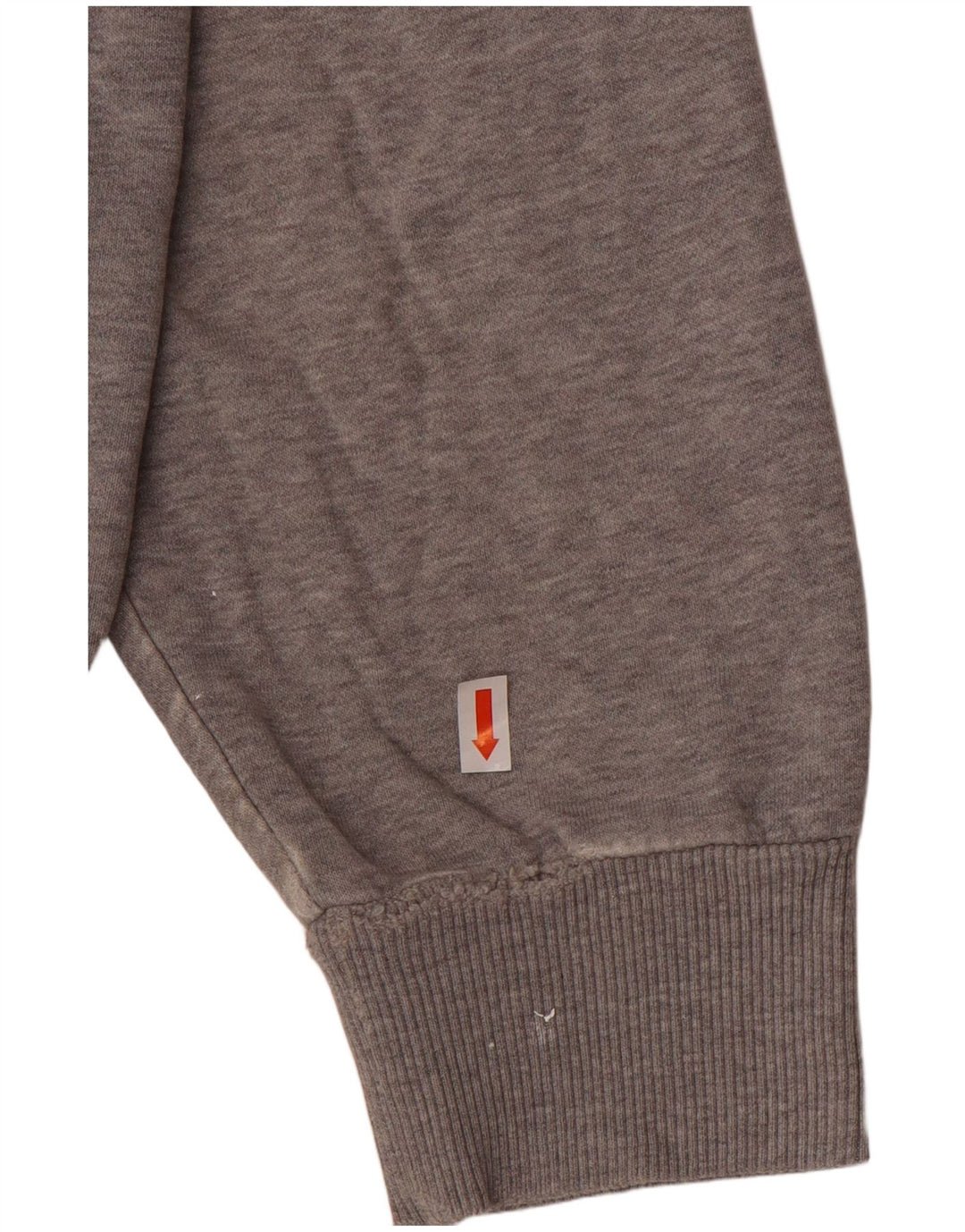 Reebok Mens Graphic Hoodie Jumper Grande Algodão Cinza