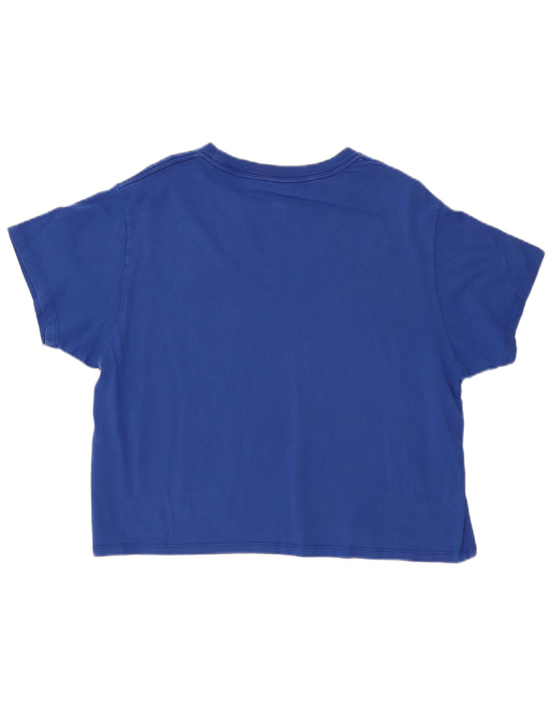 Camiseta feminina gráfica Levi's UK 14 bloco colorido azul médio