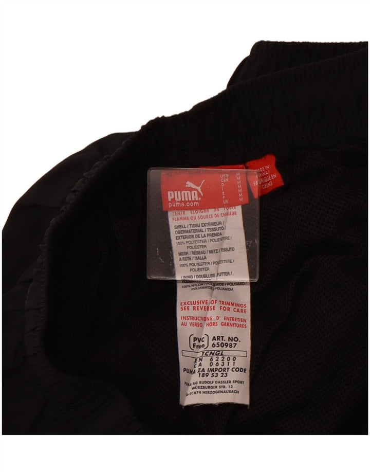 Calça esportiva masculina Puma Graphic, média, preta, poliéster
