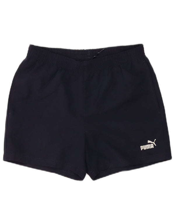 Shorts esportivos PUMA meninos 13-14 anos azul marinho