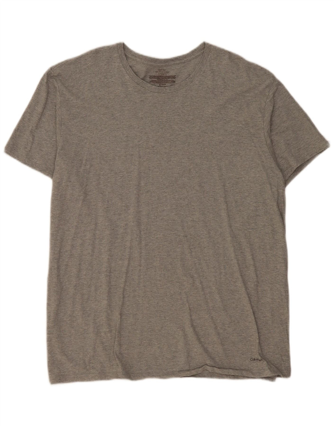 Camiseta masculina Calvin Klein Top XL cinza manchado