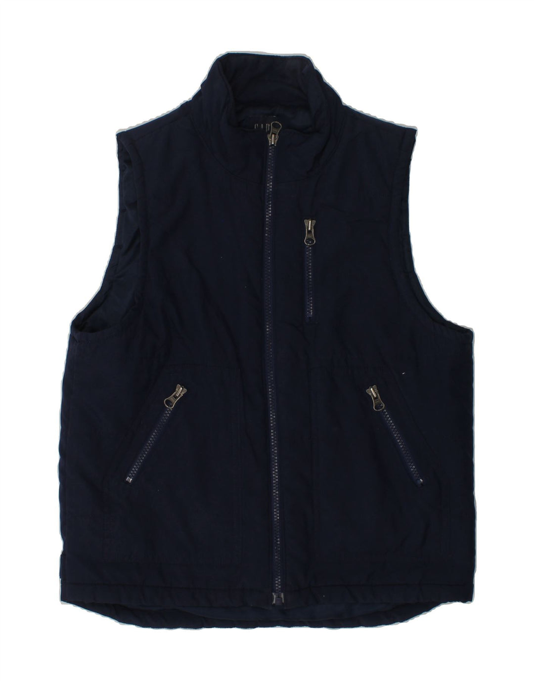 GAP Boys Gilet 8-9 Years Navy Blue Polyester | Vintage Gap | Thrift | Second-Hand Gap | Used Clothing | Messina Hembry 