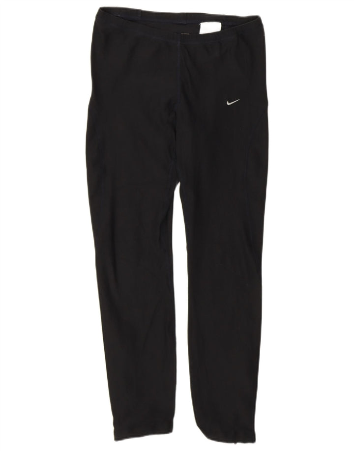 Nike Womens Crop Leggings UK 10/12 Médio Preto Poliéster Esportes