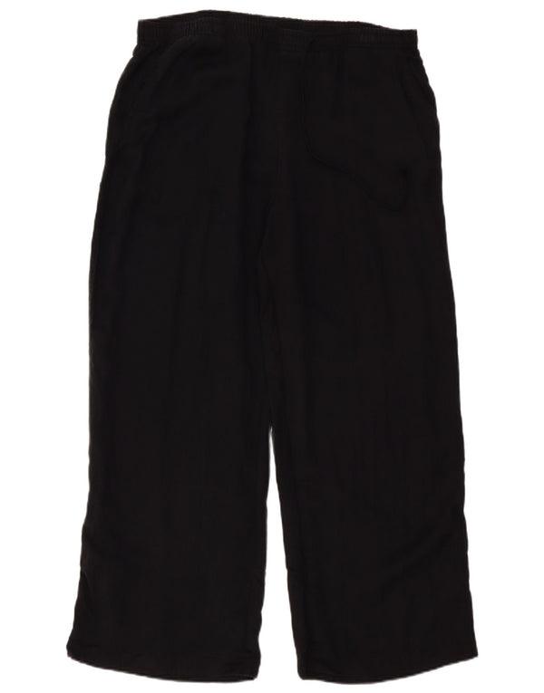 Zara Calça feminina cintura alta solta XL W36 L29 preta