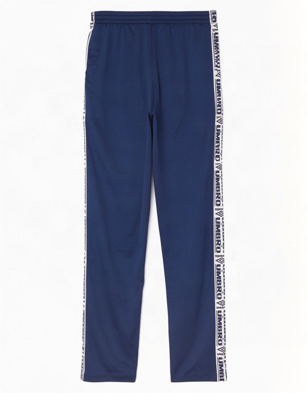 Calça de treino masculina Umbro Graphic grande bloco colorido azul marinho
