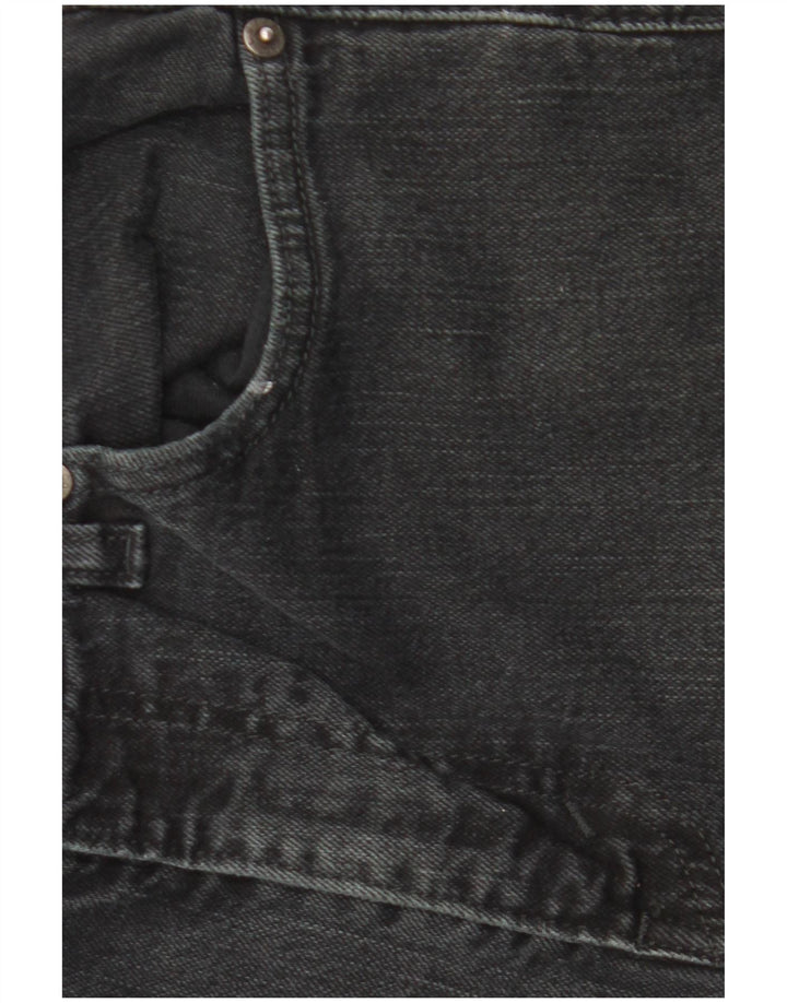 Shorts jeans masculino Levi's W29 pequeno algodão preto