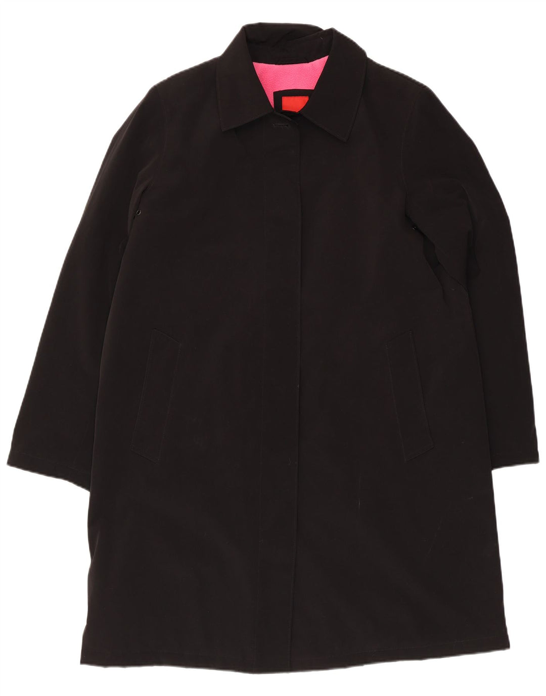 Sobretudo feminino grande ESPRIT Reino Unido 16 grande poliéster preto