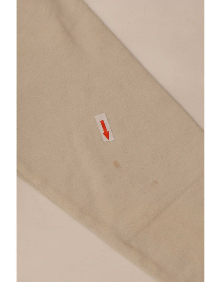 Calvin Klein Jeans Suéter Crop Feminino Reino Unido 10 Pequeno Branco