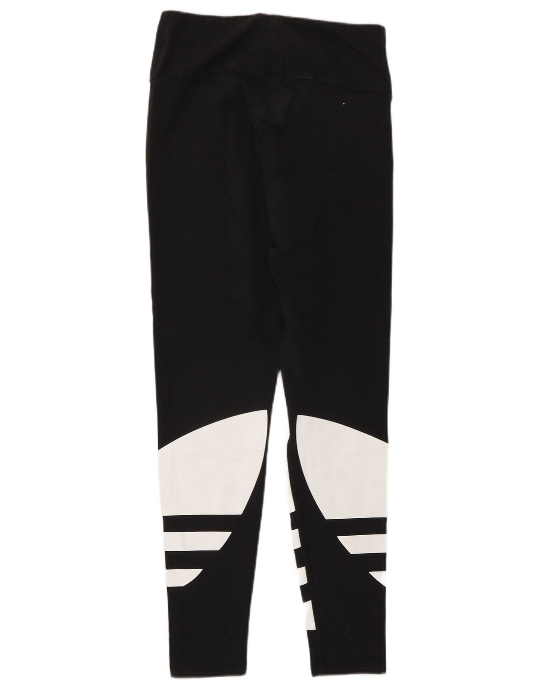 Adidas Womens Graphic Leggings UK 10 Pequeno Preto Colorblock