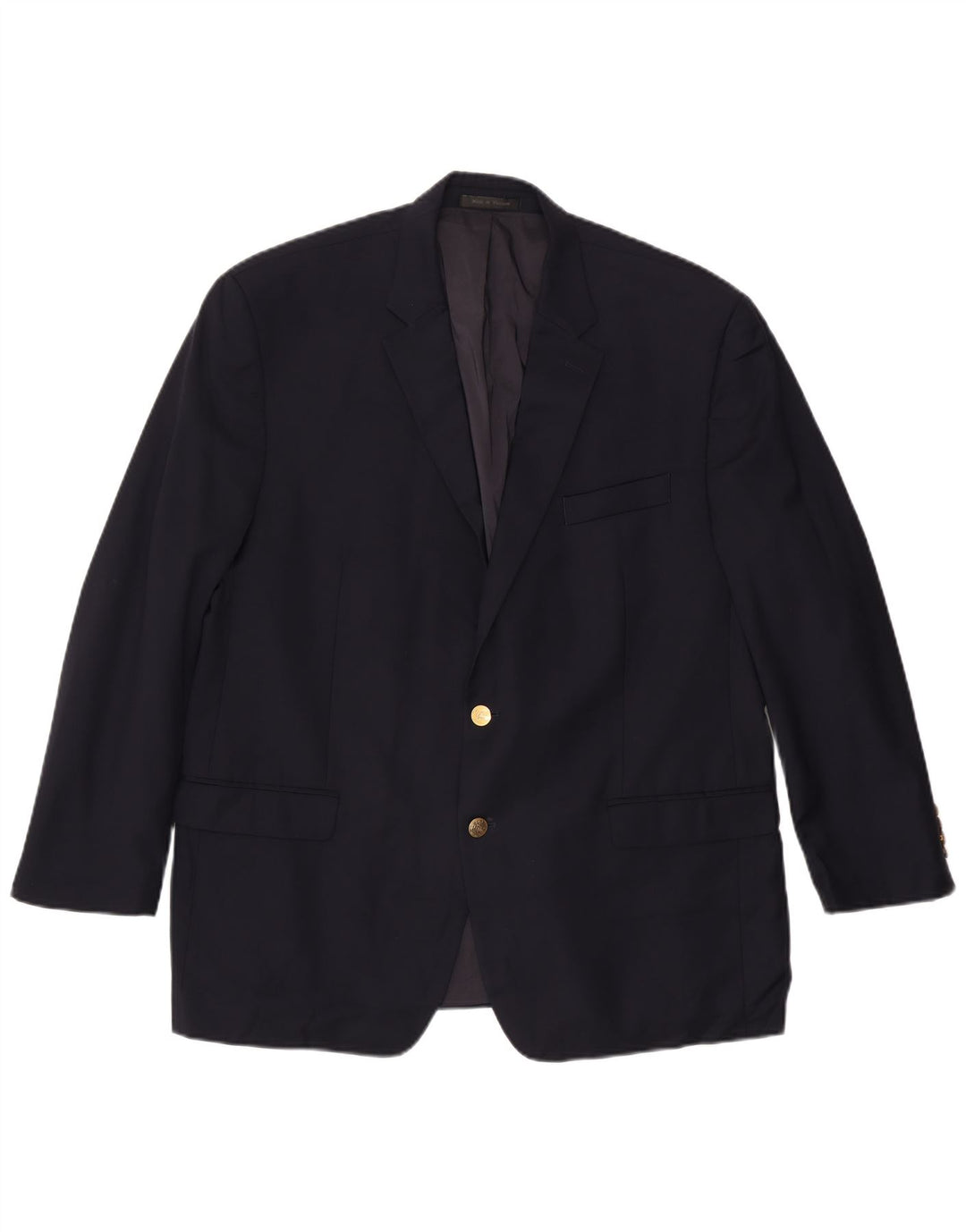 Jaqueta Blazer Ralph Lauren Masculina com 2 Botões Reino Unido 40 Grande Azul Marinho