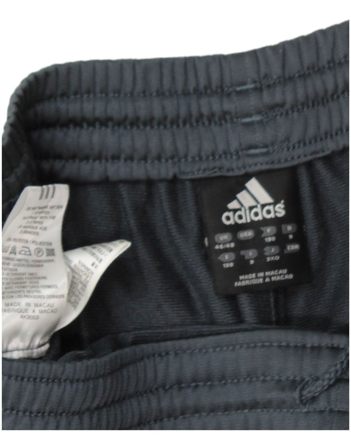 Calças de treino masculinas ADIDAS UK 46/48 XL cinza poliéster