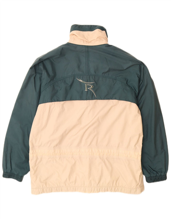 Jaqueta corta-vento masculina Chervo Graphic UK 36 pequeno bloco colorido verde