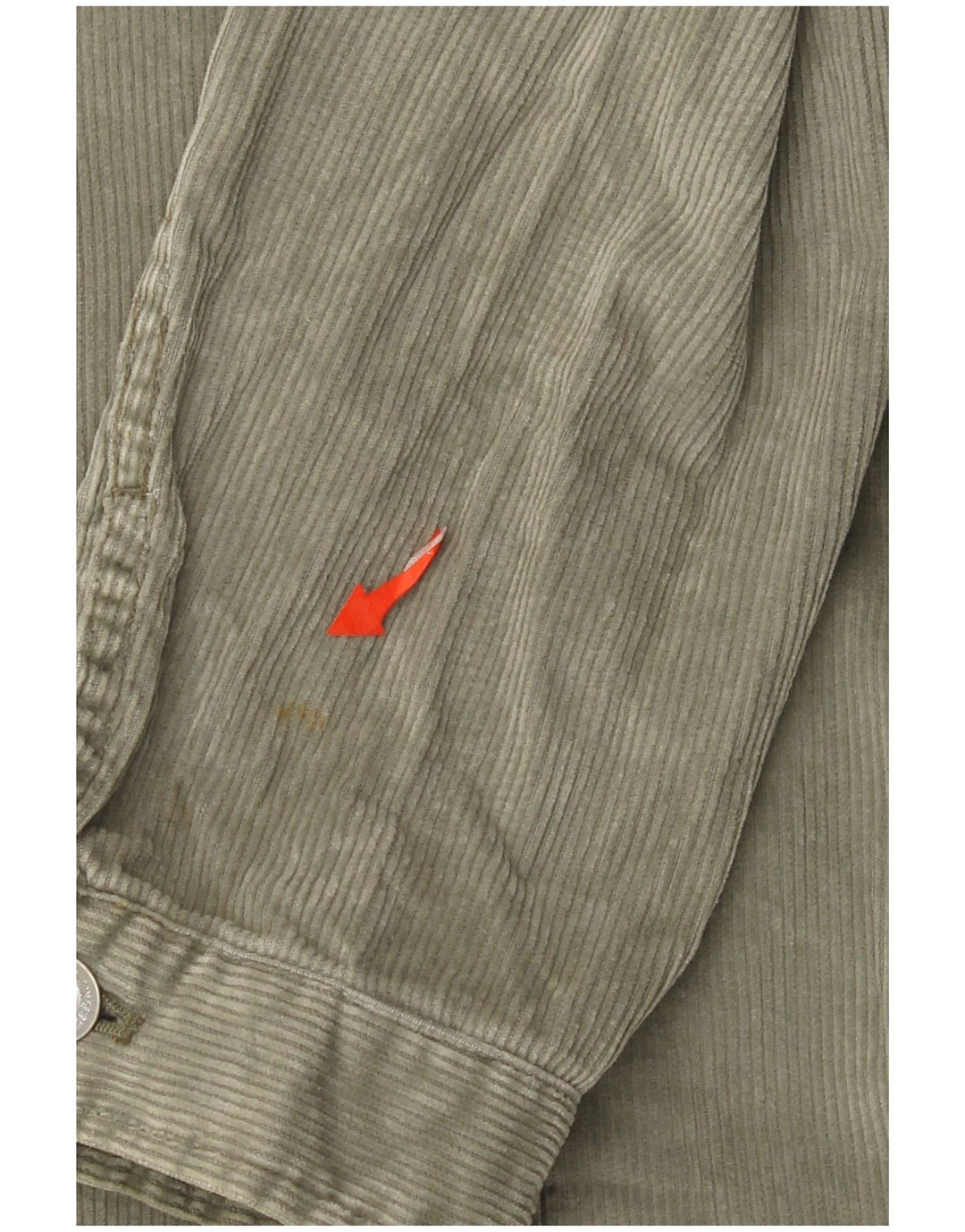 Jaqueta feminina de veludo Eddie Bauer Reino Unido 16 grande algodão verde