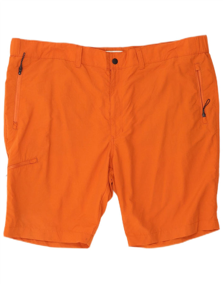 Marks & Spencer Mens Cargo Shorts 2XL W44 Poliamida Laranja