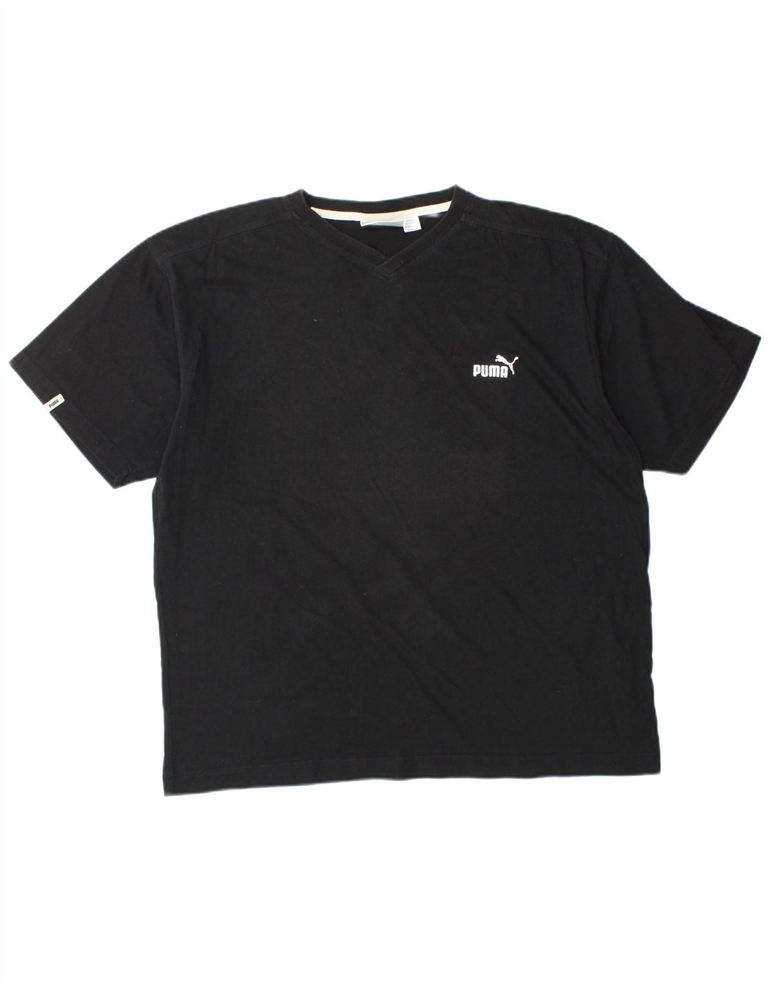 Camiseta masculina PUMA grande algodão preto
