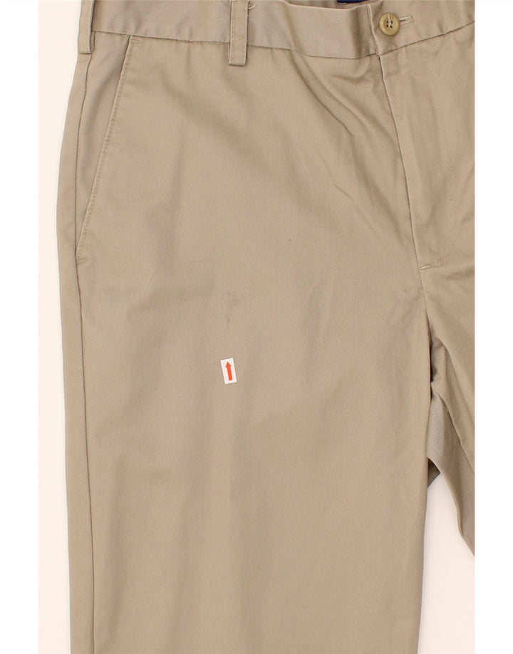 IZOD Mens Straight Chino Trousers  W35 L34 Beige Cotton Vintage Izod and Second-Hand Izod from Messina Hembry 